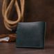Vintage leather wallet Shvigel 16435 Green 16435 фото 8