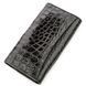 Гаманець-клатч CROCODILE LEATHER 18572 з натуральної шкіри крокодила Чорний 18572 фото 2