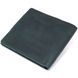Vintage leather wallet Shvigel 16435 Green 16435 фото 2