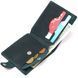 Vintage leather wallet Shvigel 16435 Green 16435 фото 5