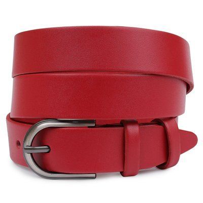 Women's leather belt Vintage 20795 Red 20795 фото