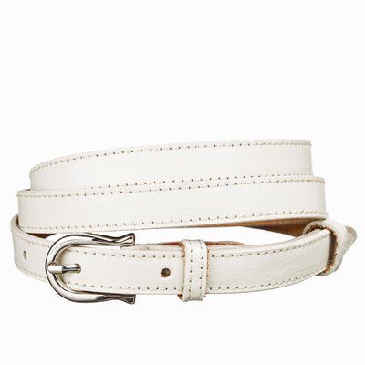 Leather belt MAYBIK 15241 Milky 15241 фото