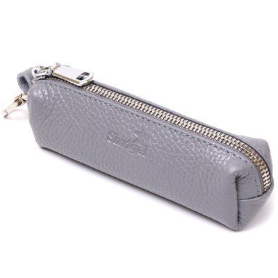 Fashionable leather key holder Shvigel 16543 Gray 16543 фото