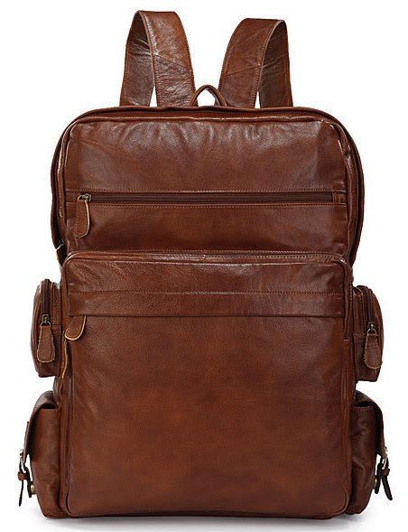 Backpack Vintage 14156 leather Brown 11185 фото