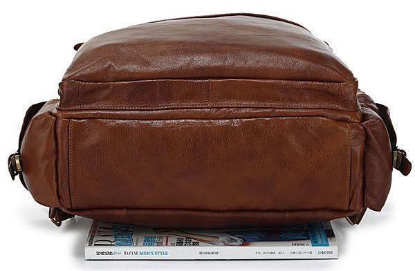 Backpack Vintage 14156 leather Brown 11185 фото
