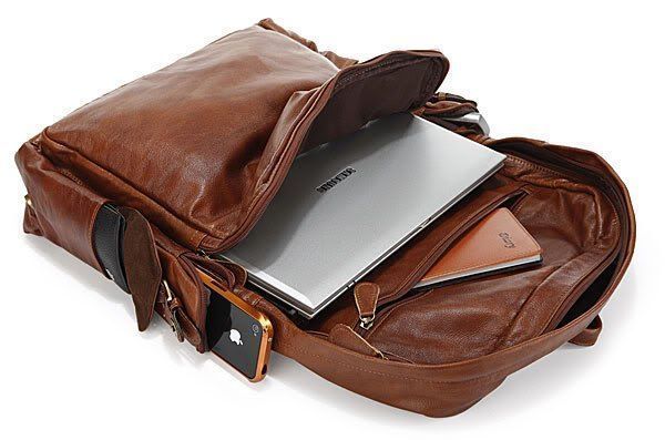 Backpack Vintage 14156 leather Brown 11185 фото
