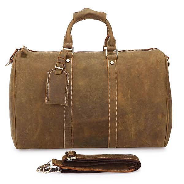 Сумка дорожная Vintage 14050 из винтажной кожи Коричневая 14050 фото
