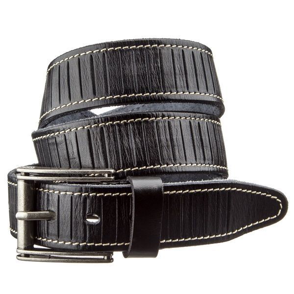 Men's belt Vintage 20072 Black 20072 фото