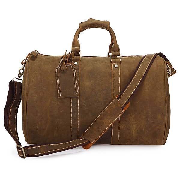 Сумка дорожная Vintage 14050 из винтажной кожи Коричневая 14050 фото