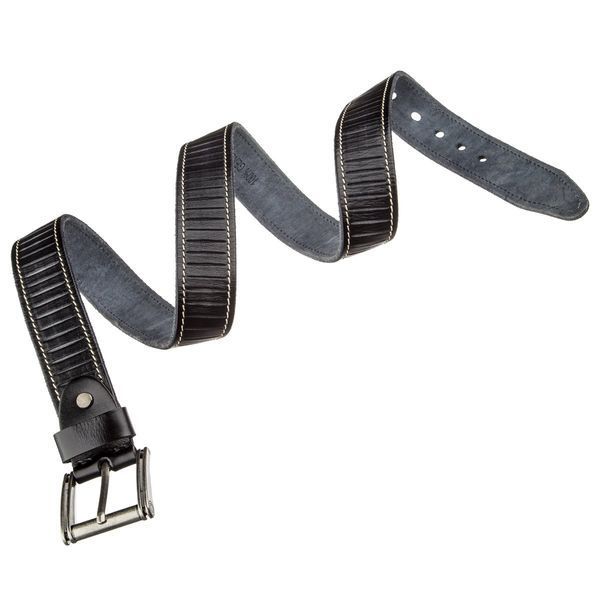 Men's belt Vintage 20072 Black 20072 фото