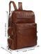 Backpack Vintage 14156 leather Brown 11185 фото 2