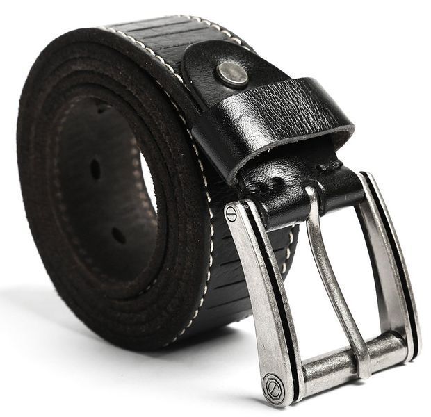 Men's belt Vintage 20072 Black 20072 фото