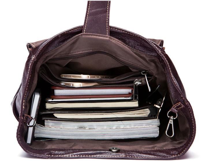 Backpack Vintage 14714 leather Plum 14714 фото