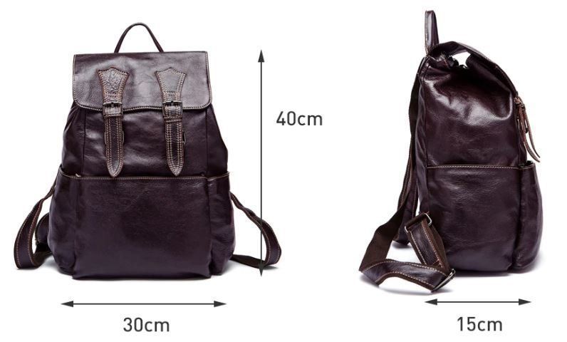 Backpack Vintage 14714 leather Plum 14714 фото