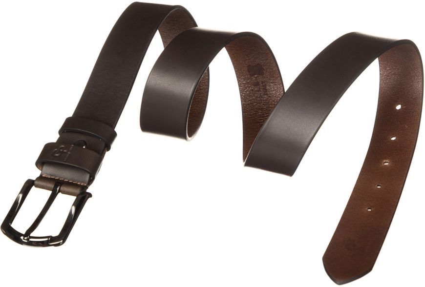 Men's belt GRANDE PELLE 11028 for jeans Brown 11028 фото