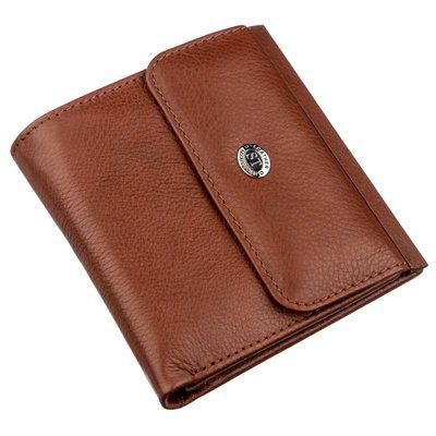 Жіноче портмоне з монетницею ST Leather 18917 Коричневий 18917 фото