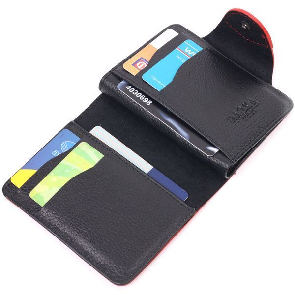Bright women's wallet made of genuine leather KARYA 21351 Red 21351 фото
