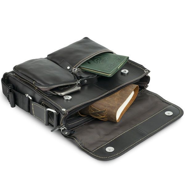 Leather bag Vintage 14651 Black 14651 фото