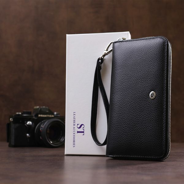 Изящный женский кошелек-клатч ST Leather 18852 Черный 18852 фото