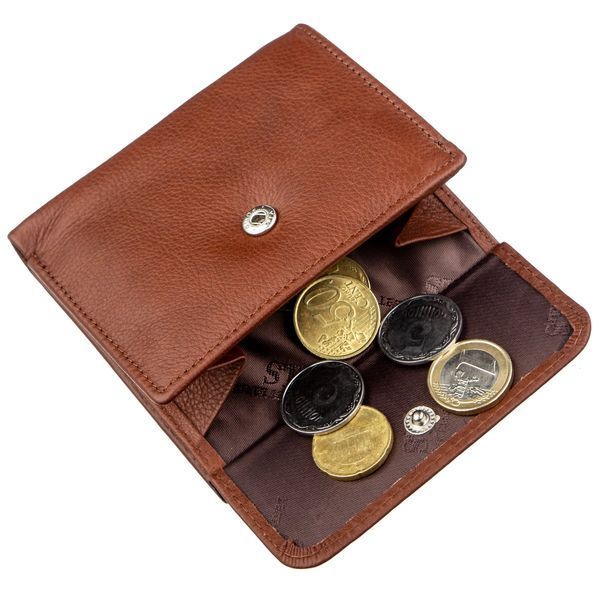 Жіноче портмоне з монетницею ST Leather 18917 Коричневий 18917 фото