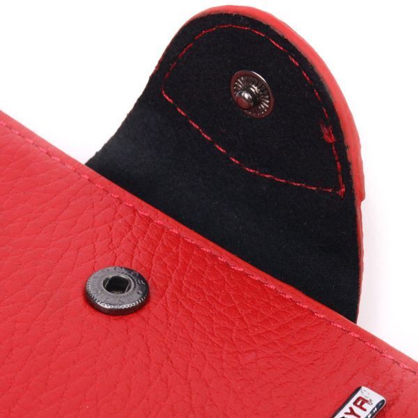 Bright women's wallet made of genuine leather KARYA 21351 Red 21351 фото