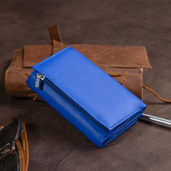 Горизонтальное портмоне из кожи унисекс на магните ST Leather 19338 Синий 19338 фото