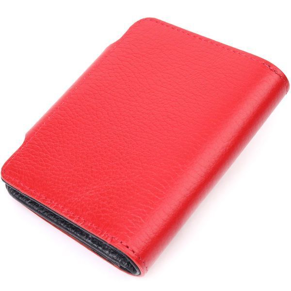 Bright women's wallet made of genuine leather KARYA 21351 Red 21351 фото