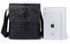 Men's vertical bag with reptile embossing Vintage 14715 Black 14715 фото 11
