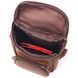 Compact men's bag made of genuine vintage leather 21295 Vintage Brown 21295 фото 4