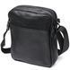 Nice leather men's bag Vintage 20677 Black 20677 фото 2