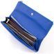 Клатч конверт з кишенею для мобільного шкіряний жіночий ST Leather 19268 Синій 19268 фото 3