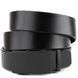 Men's belt with automatic matte black buckle Vintage 20303 Black 20303 фото 1