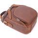 Compact men's bag made of genuine vintage leather 21295 Vintage Brown 21295 фото 3