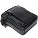 Nice leather men's bag Vintage 20677 Black 20677 фото 3