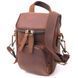 Compact men's bag made of genuine vintage leather 21295 Vintage Brown 21295 фото 1