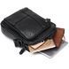 Nice leather men's bag Vintage 20677 Black 20677 фото 5