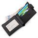 Men's wallet STINGRAY LEATHER 18070 made of genuine stingray leather Black 18070 фото 3