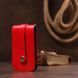 Compact leather key holder with strap SHVIGEL 13987 Red 13987 фото 6