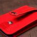 Compact leather key holder with strap SHVIGEL 13987 Red 13987 фото 8