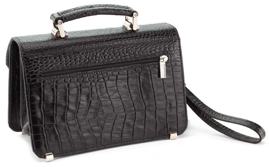 Гаманець жіночий STINGRAY LEATHER 18099 з натуральної шкіри морського скату Чорний 00386 фото
